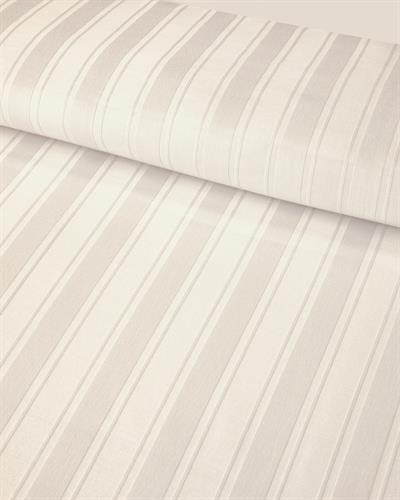 Lior Спален Комплект Двоен Памучен сатен райе 200x220 см Слонова кост