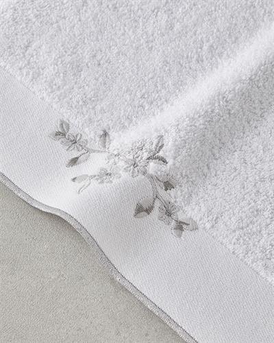 Lisa Кърпа За Ръце С бродерия Памучен 30x50 см Бял