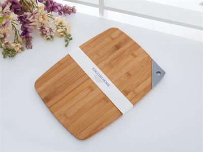 Lisa ДЪСКА ЗА РЯЗАНЕ Бамбук 39,0x29,0x1,8 cm Gray