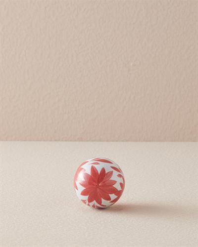 Listra Porcelain Decorative Object 6 cm Red