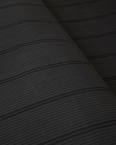 Listral Комплект Пликове За Обикновен Чаршаф Двоен Размер С 4 Възглавници С Кутия, Памучен Сатен На Райета, Антрацит, 20