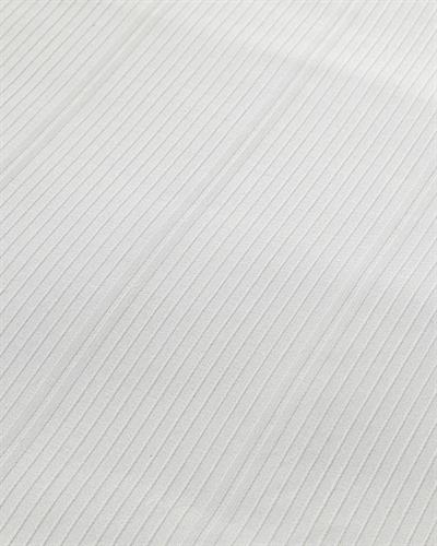 Listral Спално Бельо Компле Двоен Размер С 4 Възглавници С Кутия, Памучен Сатен На Райета, Слонова Кост, 200 X 220 Cm