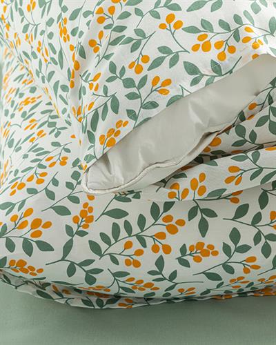 Little Blooms Кълъфка За Възглавница 2Бр., Лесно За Гладене, Жълто, 50 X 70 Cm