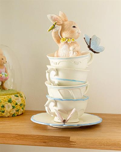 Little Bunnies Дрънкулка Бяло, 13 X 12.7 X 20 Cm