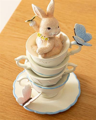 Little Bunnies Дрънкулка Бяло, 13 X 12.7 X 20 Cm