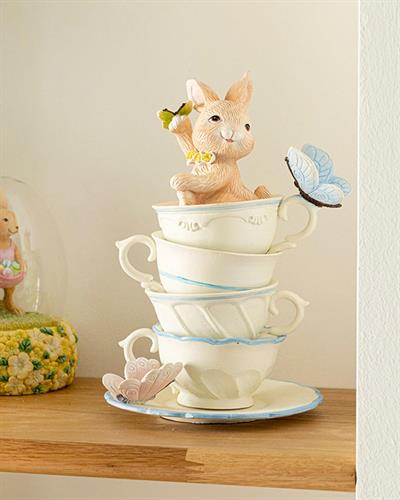 Little Bunnies Дрънкулка Бяло, 13 X 12.7 X 20 Cm