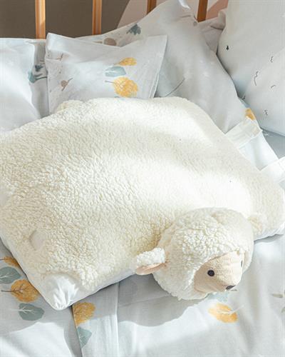 Little Lamb Декоративна Възглавница Полиестер 40x40 см Екрю