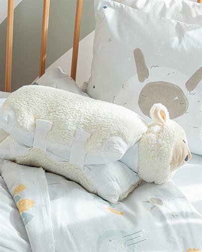 Little Lamb Декоративна Възглавница Полиестер 40x40 см Екрю