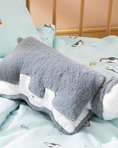 Little Penguin Бебешка Възглавница Сиво, 38 X 40 Cm