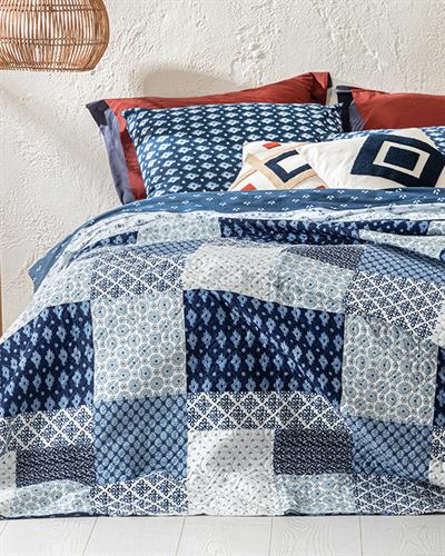 Littoral Double Person Multi-Purposed Quilt 200x220 cm Blue