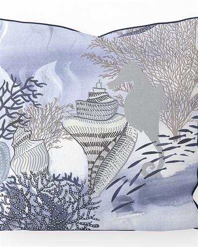 Living Corals Декоративна Възглавница Двулицев 45x45 см Сив