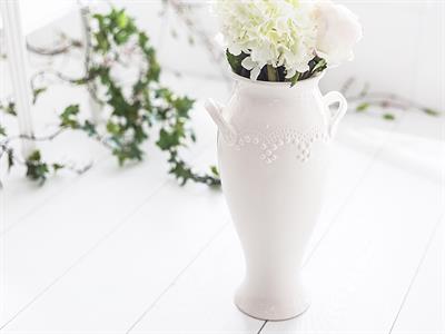 Liza ВАЗА Голяма Керамичен White