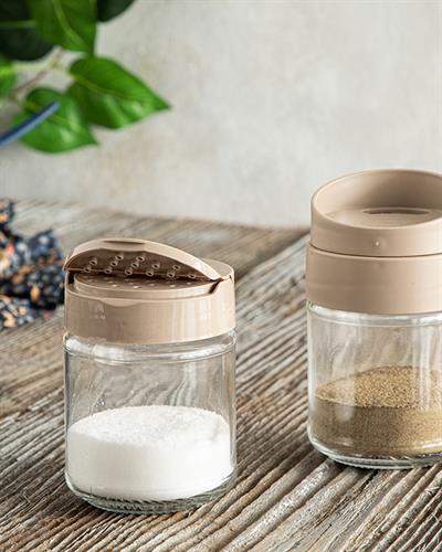 Lizbon Glass Cruet 212 ml Dark Beige