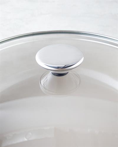 Lizbon Тенджера Дълбок CeraWell 20 см Мока