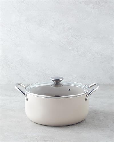 Lizbon Тенджера Дълбок CeraWell 24 см Мока