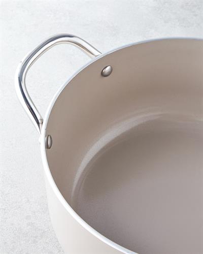 Lizbon Тенджера Дълбок CeraWell 24 см Мока