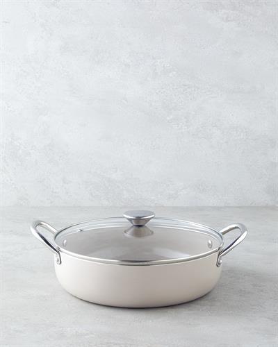 Lizbon Тенджера Плитък CeraWell 26 см Мока