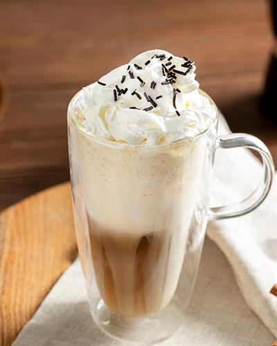 Lizbon Чаша Double Wall, Жакард С Граници, Прозрачен, 330 Ml