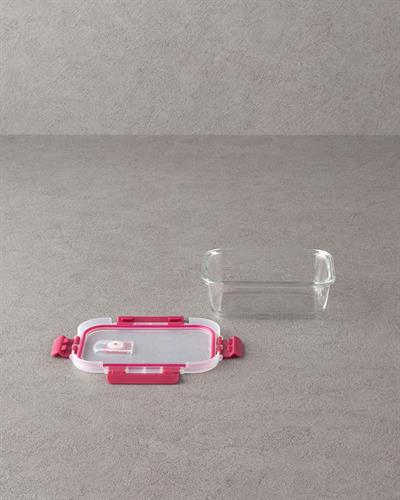 Lock&Fresh Кутия За Съхранение Стъкло 550 мл Розов