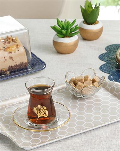 Locus Табла Правоъгълна, Меламин, Златисто, 32 X 20 Cm