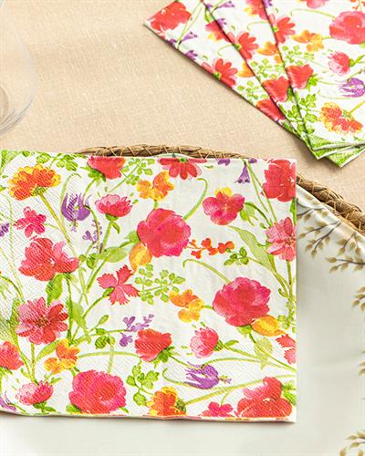 Lorea Хартийни Салфетки 20 Бр., Хартия, Розово, 33 X 33 Cm