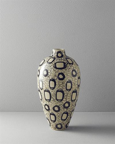 Loren Ваза Керамика 20x20x37 см Сив