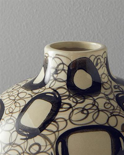 Loren Ваза Керамика 20x20x37 см Сив