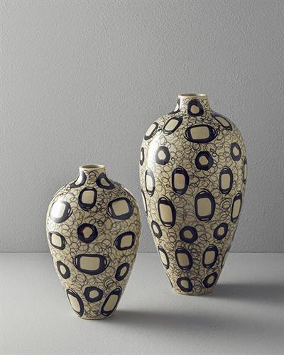 Loren Ваза Керамика 20x20x37 см Сив