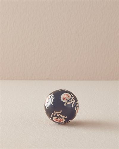 Loretta Porcelain Decorative Object 6 cm Black