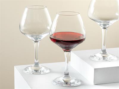 Lotus Чаша 3 Бр., Стъкло, Прозрачен, 580 Ml