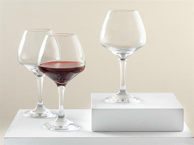 Lotus Чаша 3 Бр., Стъкло, Прозрачен, 580 Ml