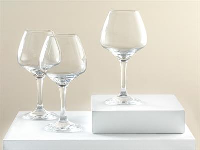 Lotus Чаша 3 Бр., Стъкло, Прозрачен, 580 Ml