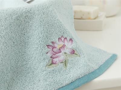 Lotus ХАВЛИИ ЗА РЪЦЕ Бродирани 30x45 cm Seledon,