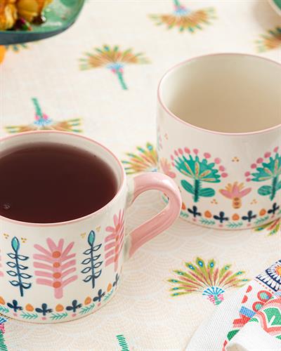 Love Desire Чаша Китайски костен порцелан 440 мл Розов