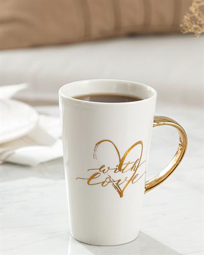 Love Чаша New Bone, Златисто, 400 Ml