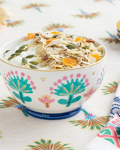 Love Passion Купа New Bone China, Морско Синьо-Розово, 500 Ml