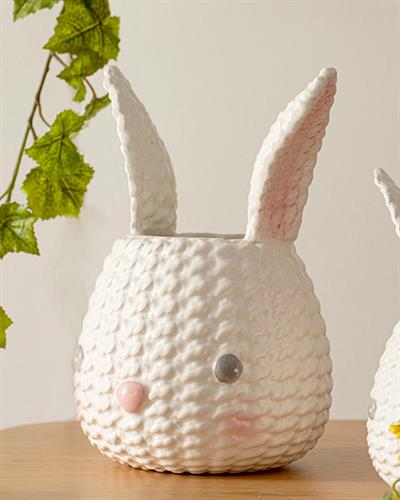 Lovely Bunny Саксия Бяло, 17.2 X 13.6 X 20.5 Cm