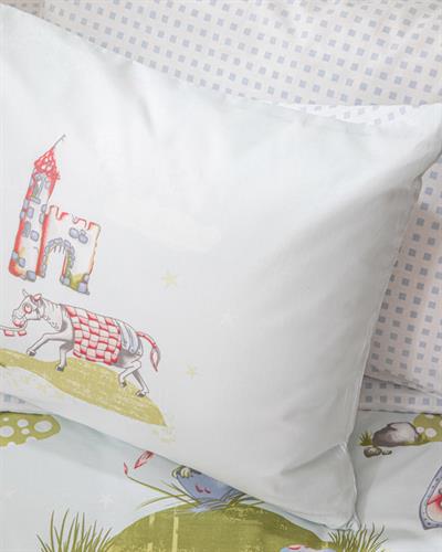 Lovely Dragon Детска Калъфка За Възглавница 2 бр. Памучен 50x70 см Зелен