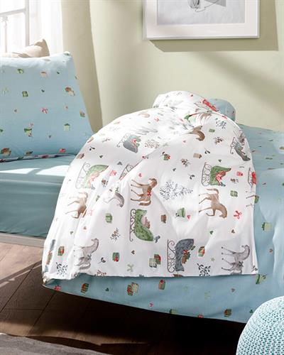 Lovely Horses Детско Спално Бельо Памучен, Розово, 160 X 220 Cm