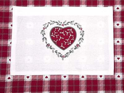 Loving КУХНЕНСКА ПРЕСТИЛКА Памучен 70x90 cm White-Red