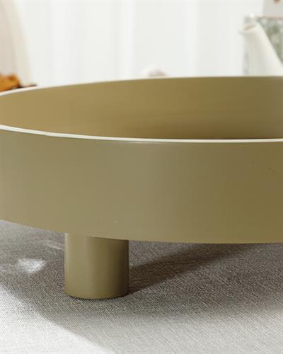 Lovita Wooden Decorative Tray 30 cm Brown