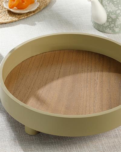 Lovita Wooden Decorative Tray 30 cm Brown