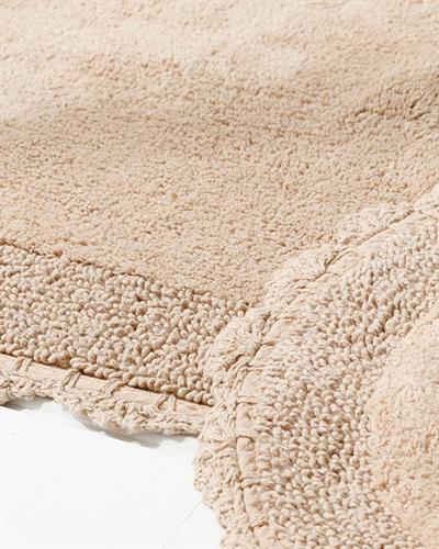 Loya ПОСТЕЛКА ЗА БАНЯ КО Памучен 60x90 + 40x60 cm Beige