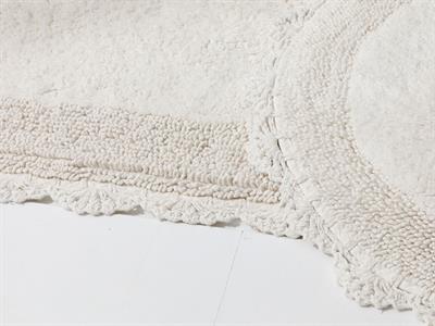 Loya ПОСТЕЛКА ЗА БАНЯ КО Памучен 60x90 + 40x60 cm Ecru
