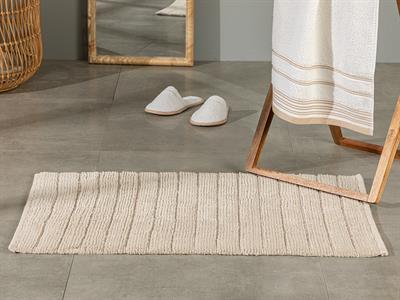 Lucca Cottony Bathroom Mat 60x90 cm Beige