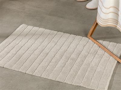 Lucca Постелка За Баня Памучен 60x90 см Сив