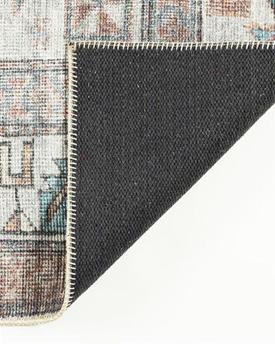 Lucia Декоративен Килим Жакард, Бяло-Кафяво, 120 X 180 Cm