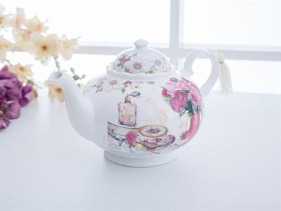 Lucia Чайник Порцелан 14,0x14,0x14,6 cm Light Red