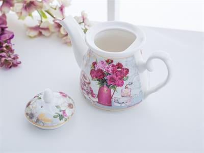 Lucia Чайник Малка Порцелан 14,0x14,0x14,6 cm Red