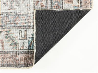 Lucia Декоративен Килим Жакард, Бяло-Кафяво, 200 X 300